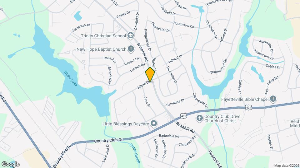 3523 Rosehill Rd Map and Location Details