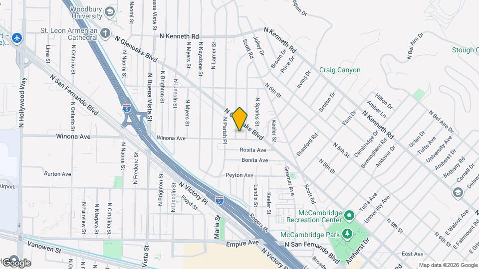 2206 N Orchard Dr Map and Location Details