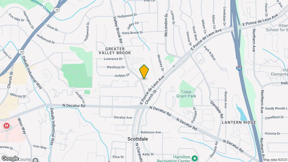 635 Valley Brook Rd Map and Location Details