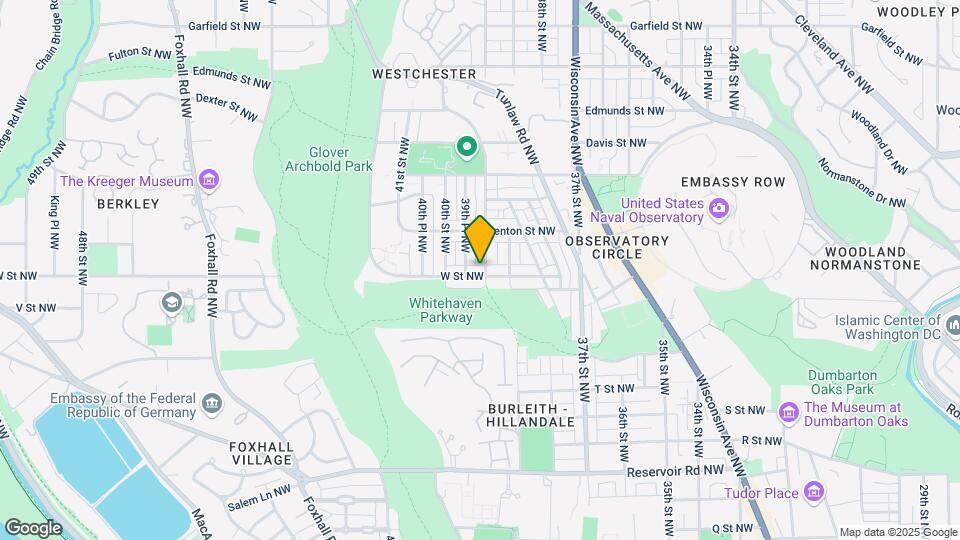 3905 W St NW Map and Location Details