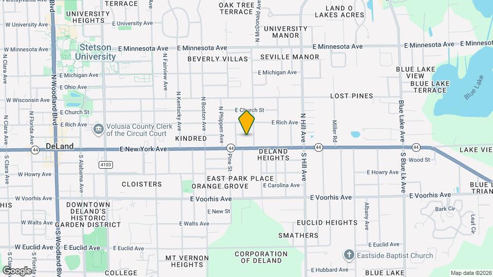 832 E Indiana Ave Map and Location Details