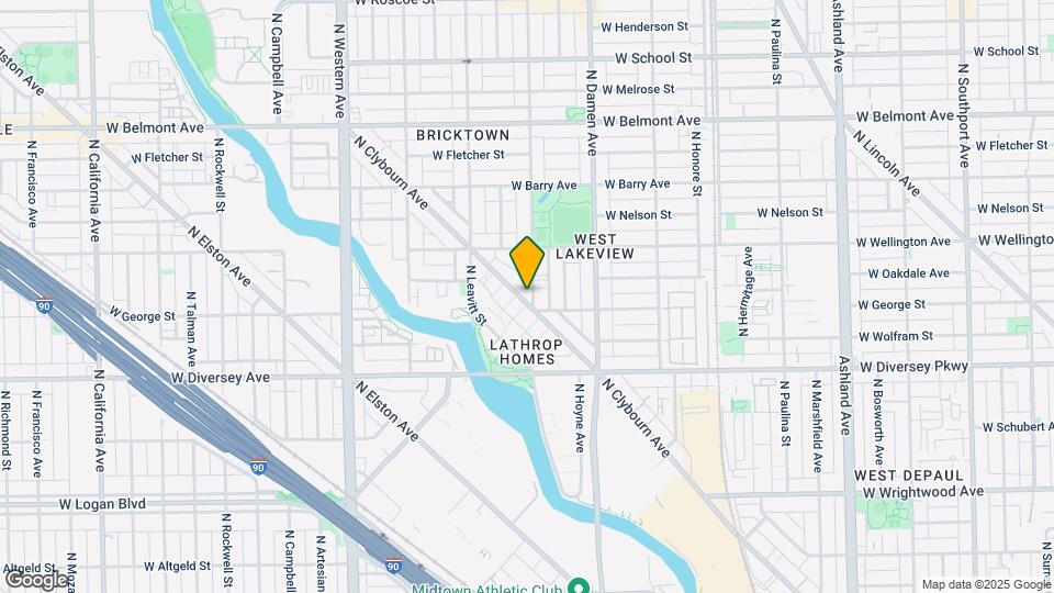 2901 N Clybourn Ave Map and Location Details