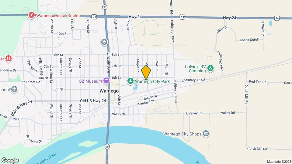 509 Locust St Map and Location Details