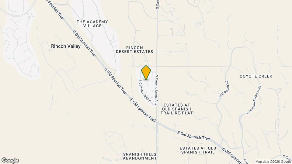 8202 S Placita Gijon Mapa y Detalles de la Ubicación