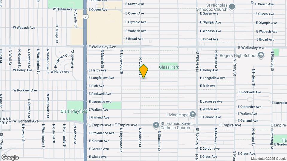 508 E Longfellow Ave Map and Location Details