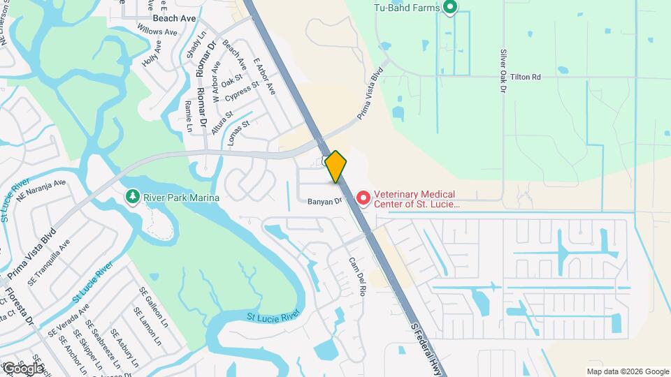 166 S Entrada Ave Map and Location Details