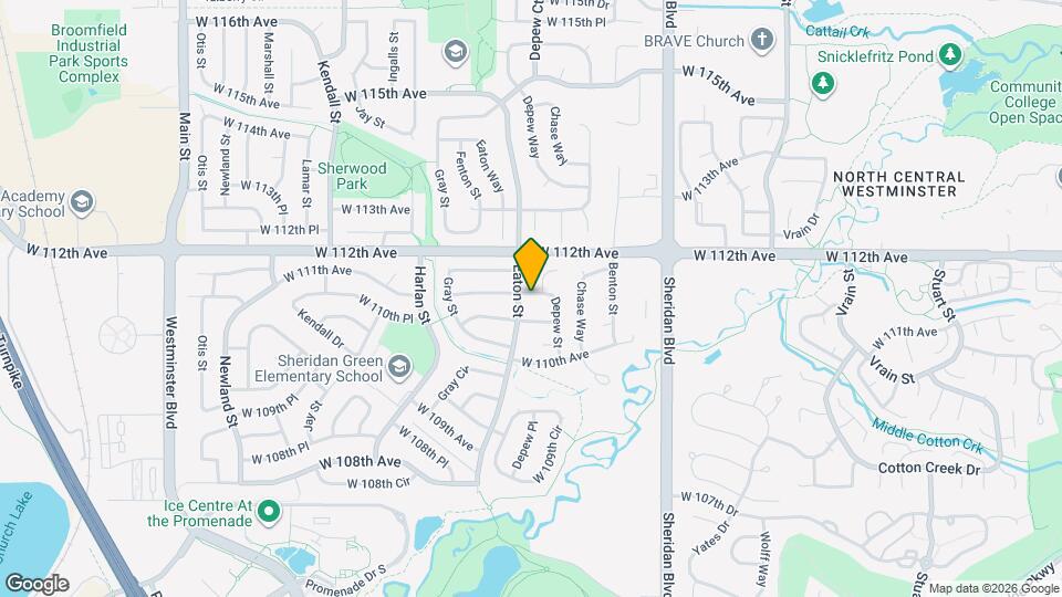 5660 W 111th Ave Map and Location Details