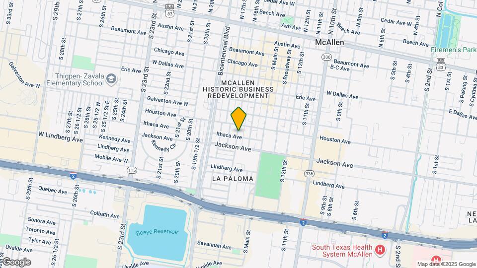 821 S 16th St Map and Location Details