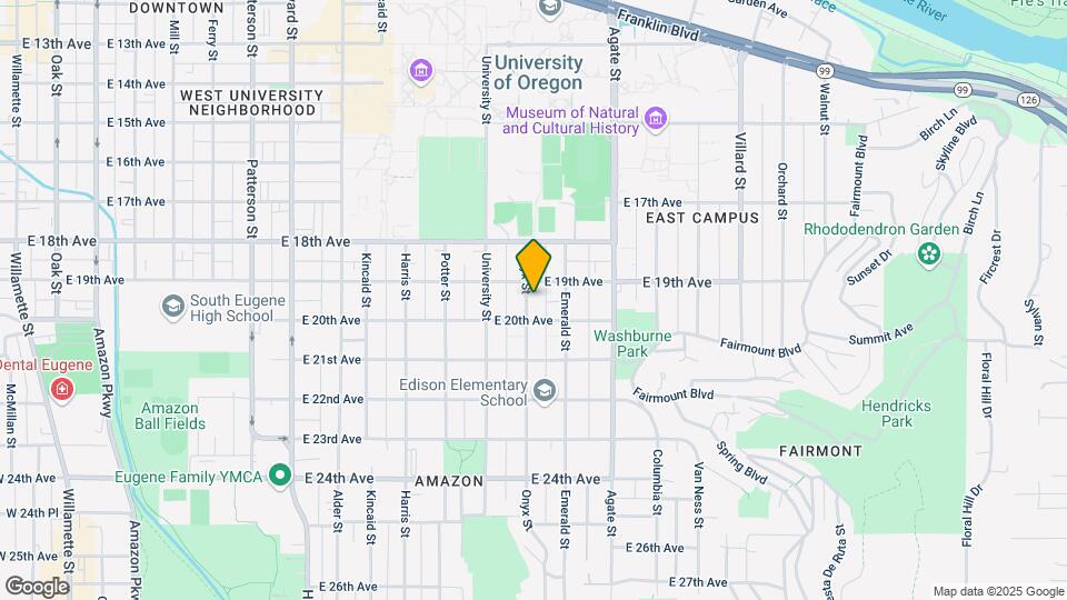 1943 Onyx St, Unit 2 Map and Location Details