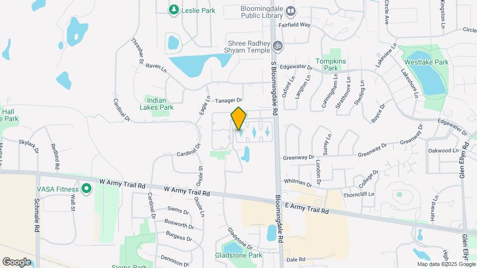 151 N Waters Edge Dr Map and Location Details