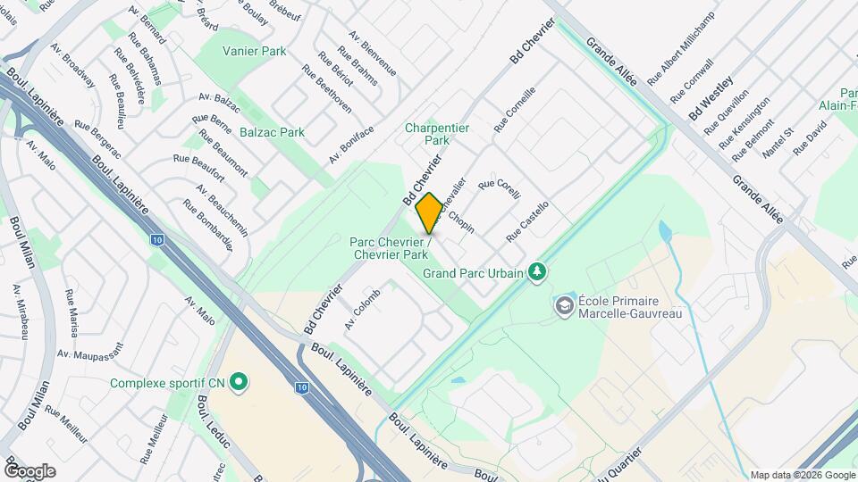 5770 Chevalier Rue Map and Location Details