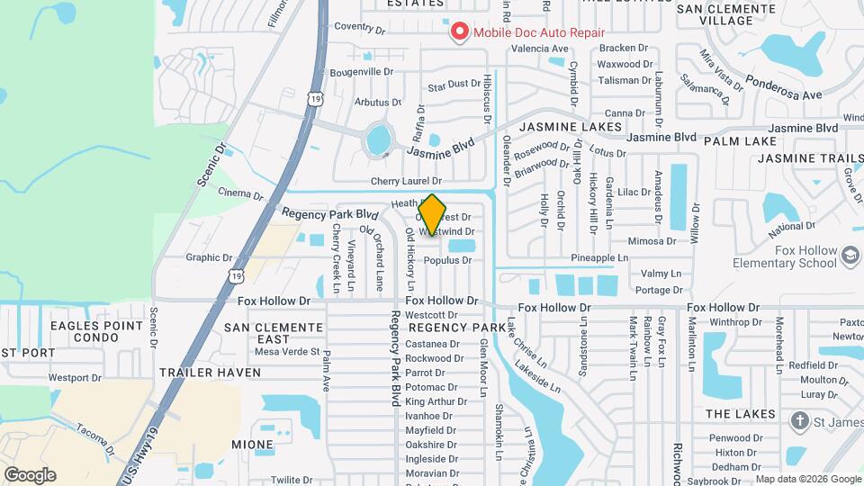 7303 Deerfield Dr Map and Location Details