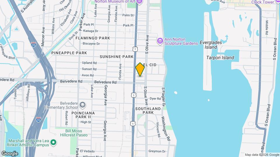 317 Pershing Way Map and Location Details