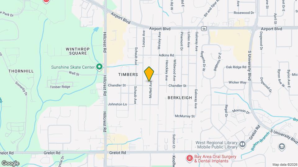 964 McNeil Ave Map and Location Details