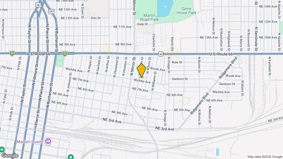 1511 Wichita Ave Map and Location Details