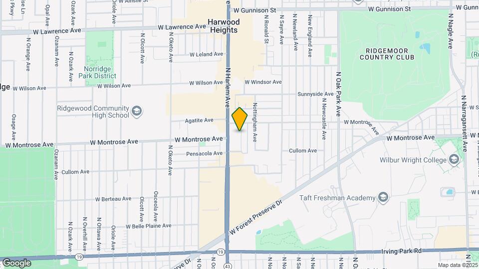 4330 N Neva Ave Map and Location Details