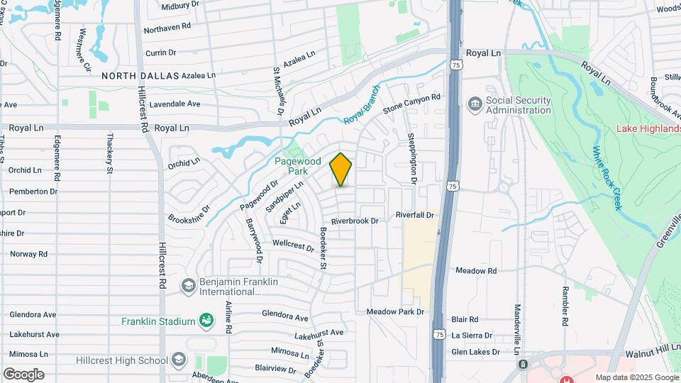 7610 Highmont St Mapa y Detalles de la Ubicación