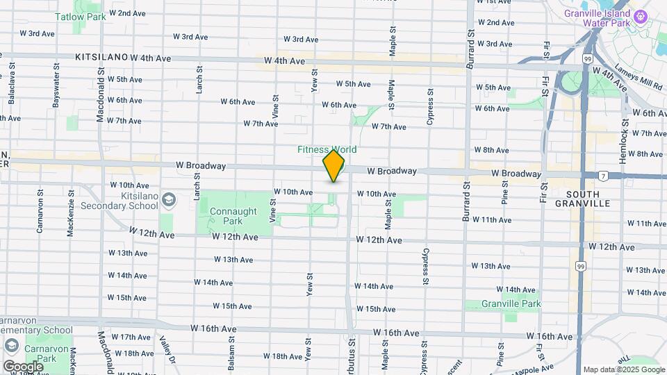 2137 W 10 Ave Map and Location Details