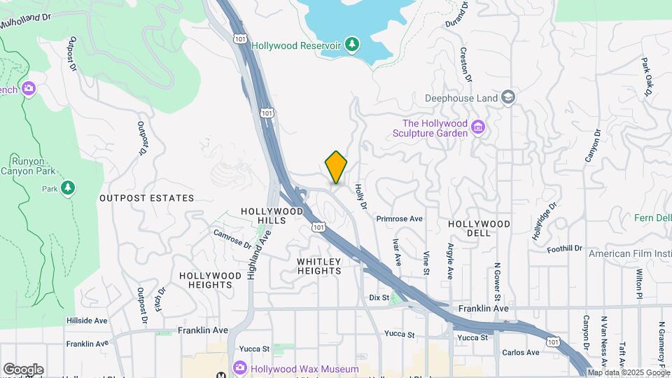 2254 N Cahuenga Blvd Map and Location Details