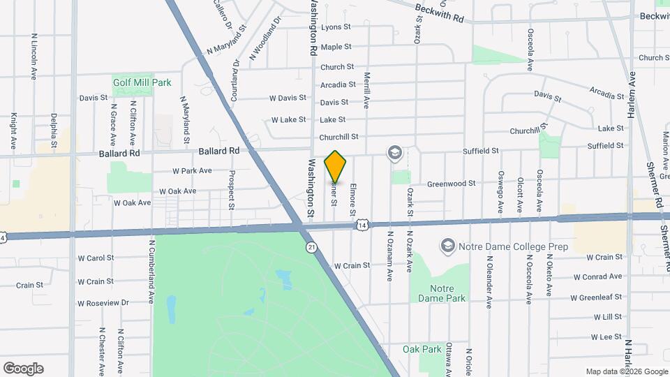 8902 Wisner St Mapa y Detalles de la Ubicación