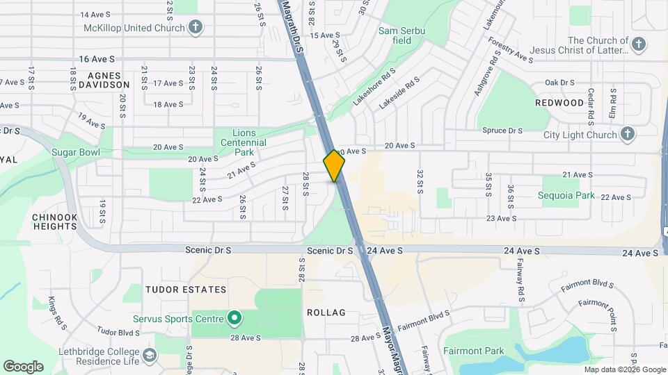 2210 Mayor Magrath Dr S Map and Location Details