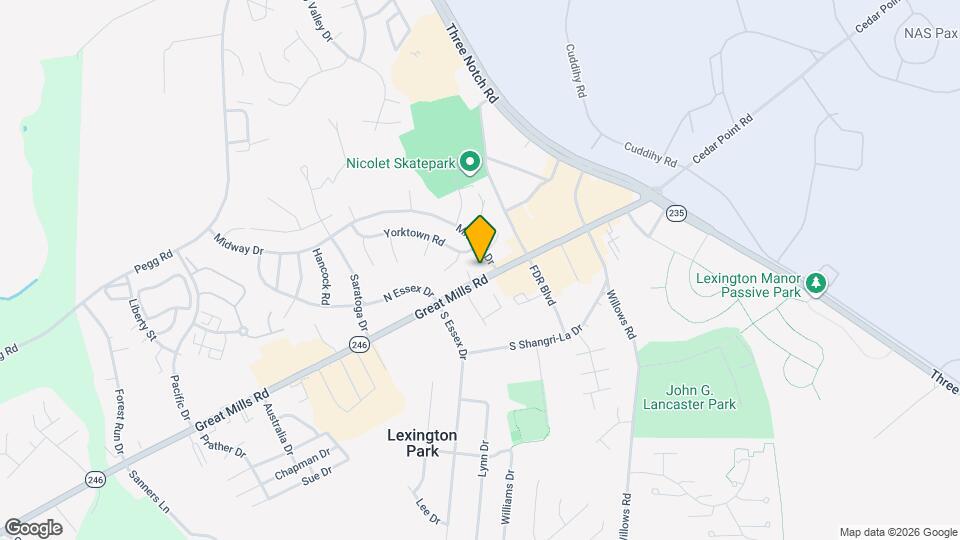 21705 Great Mills Ln Map and Location Details