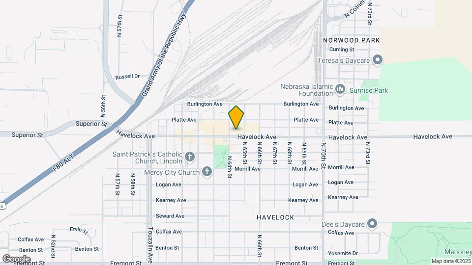 6418 Havelock Ave Map and Location Details