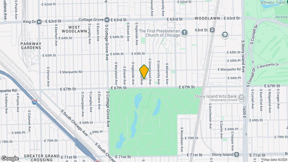 6635 S Ellis Ave, Unit 3N Mapa y Detalles de la Ubicación