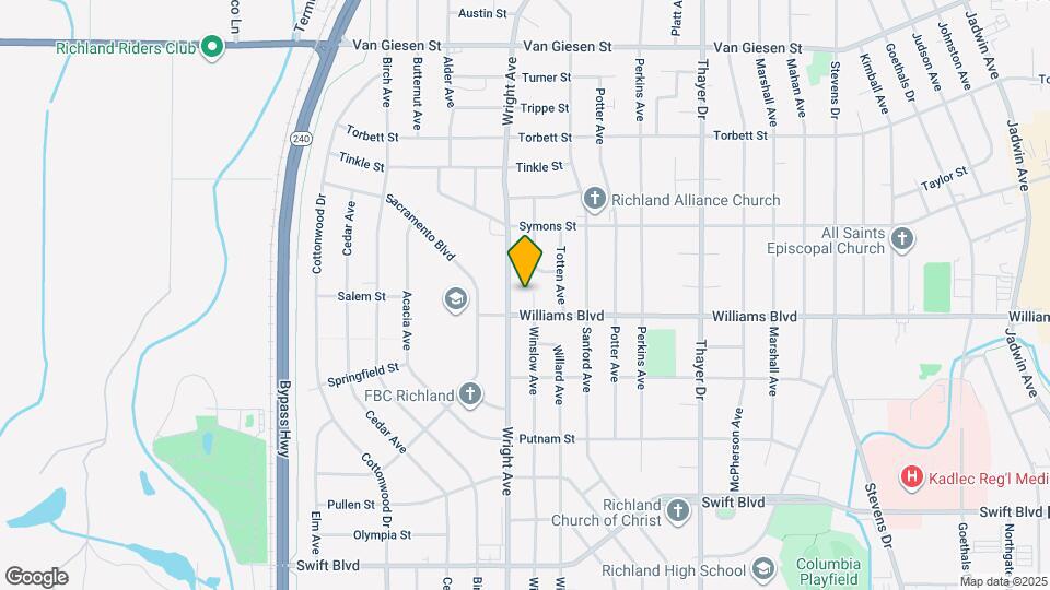 1307 Winslow Ave Map and Location Details