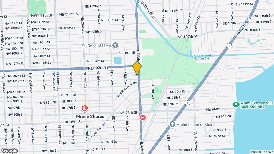599 NE 101st St Map and Location Details