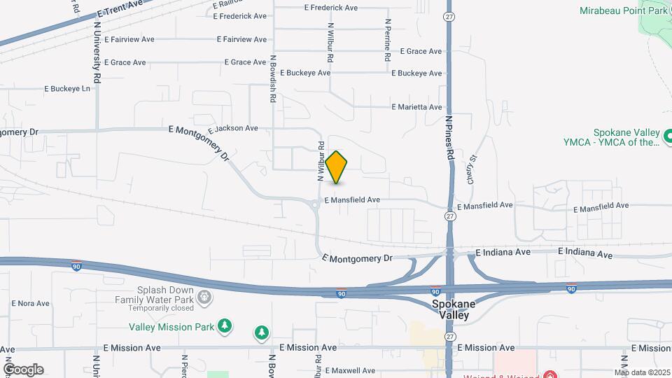 11719 E Mansfield Ave Map and Location Details