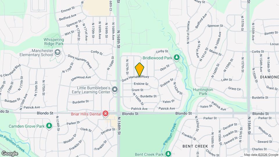 16603 Dora Hamann Pkwy Map and Location Details