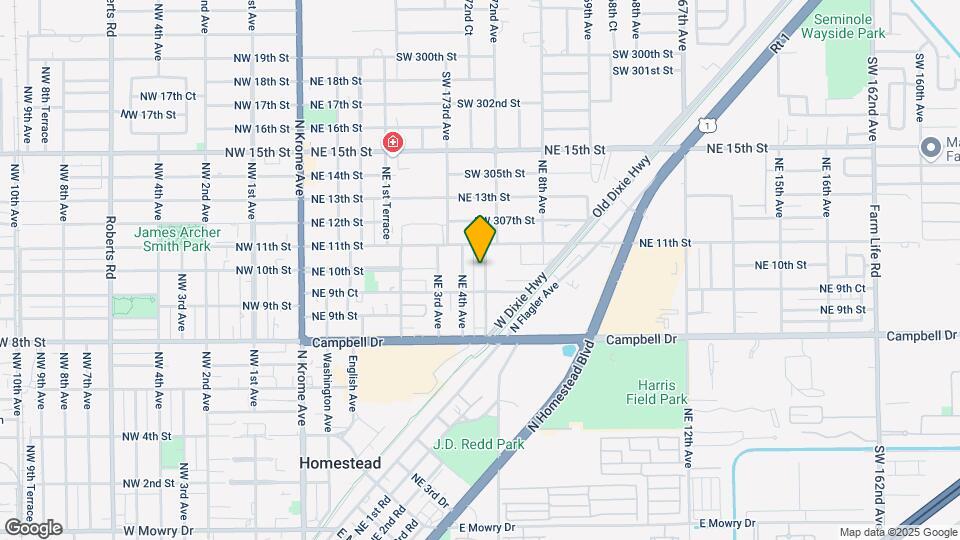 992 NE 5th Ave Map and Location Details