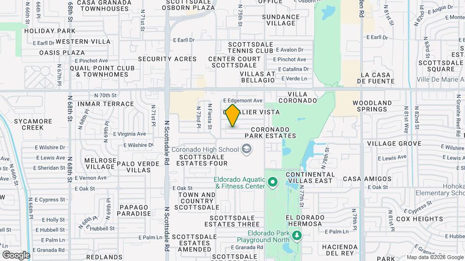 7421 E Princeton Ave Map and Location Details