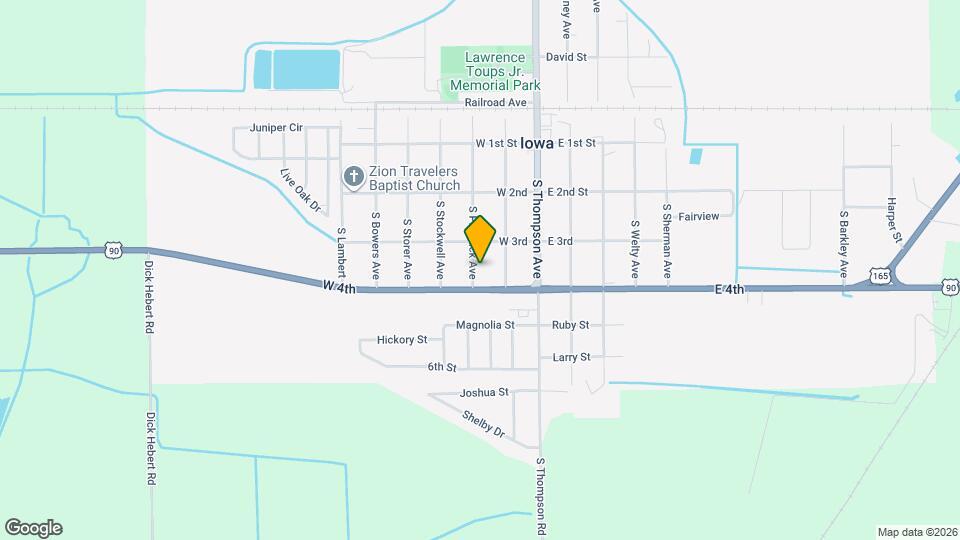 411 S Philbrick Ave Map and Location Details