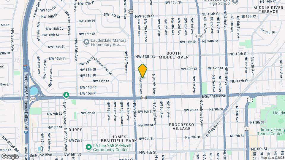 1114-1114 NW 8th Ave Map and Location Details