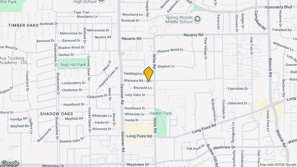 10015 Warwana Rd Map and Location Details