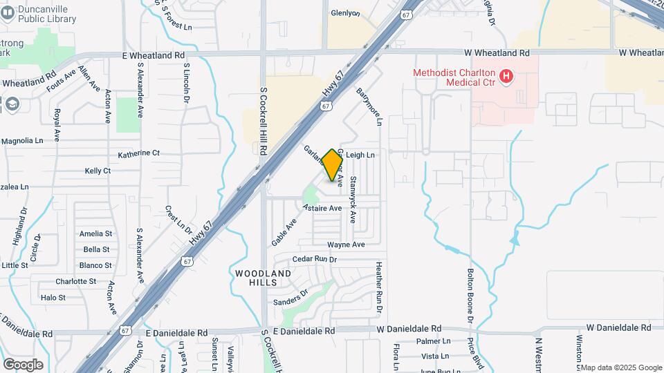 1022 Lamar Ave Mapa y Detalles de la Ubicación