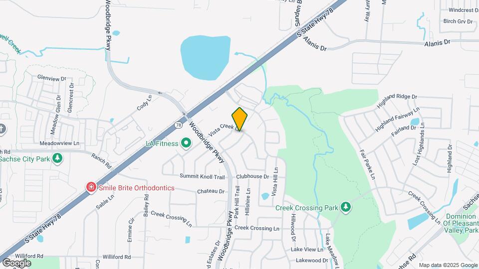 5919 Vista Glen Ln Map and Location Details