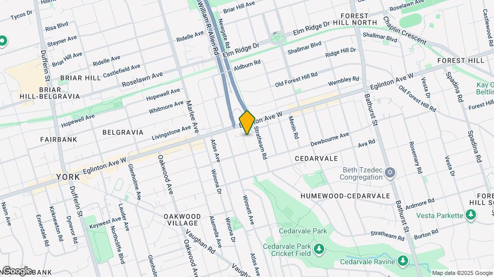 151 Everden Rd Map and Location Details