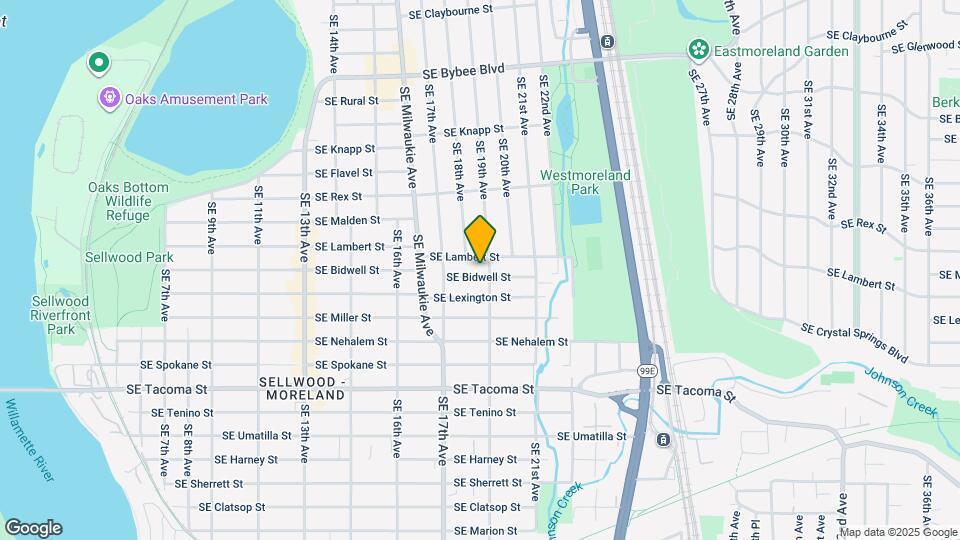 1831 SE Bidwell St Map and Location Details