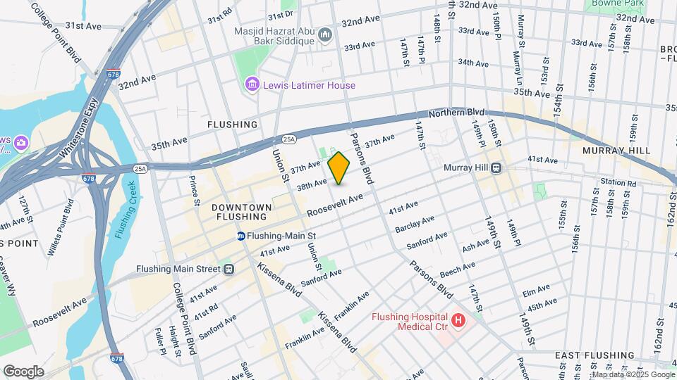 3815 Bowne St Mapa y Detalles de la Ubicación