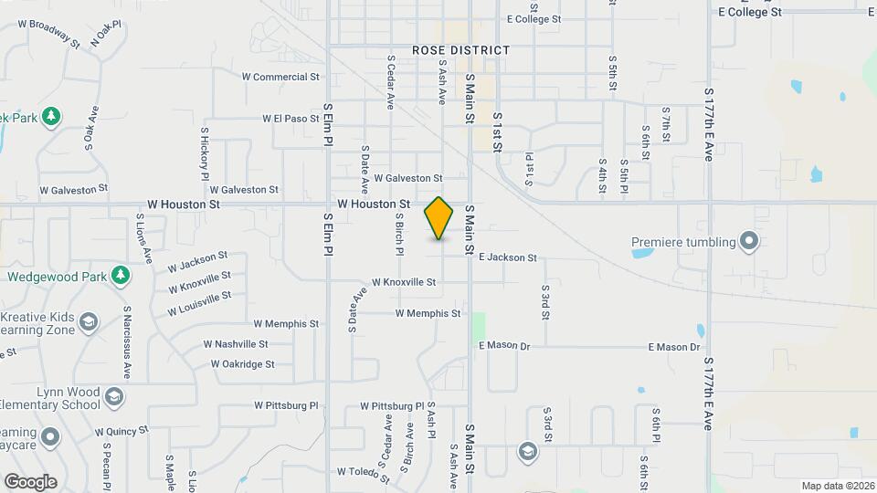 820 S Ash Ave Map and Location Details