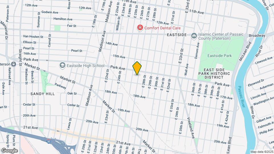 712 E 27th St Map and Location Details