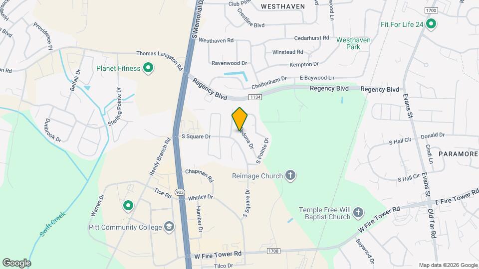 3920 Sedona Dr Map and Location Details