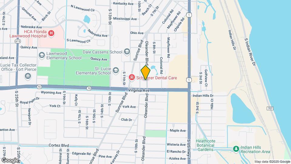 2019 Oleander Blvd Map and Location Details