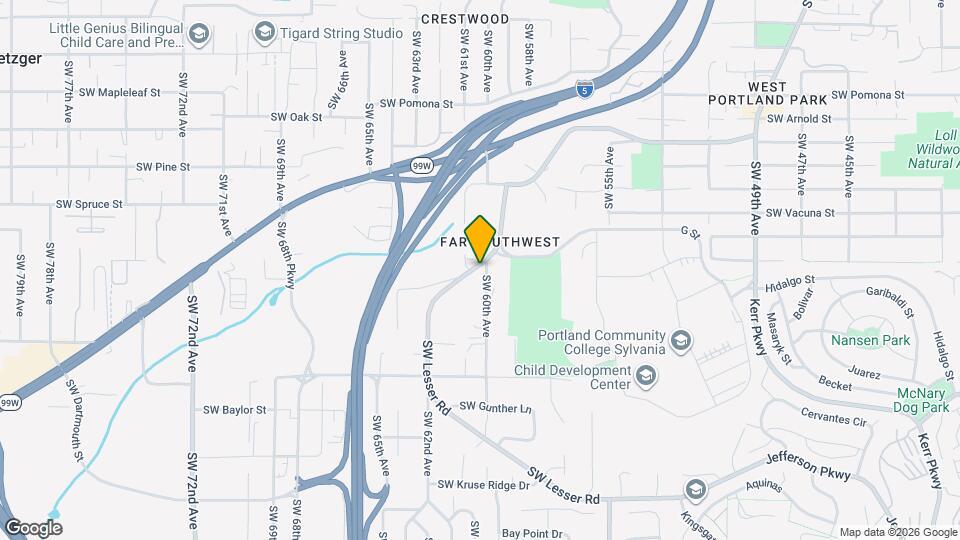 11819 SW 60th Ave Map and Location Details