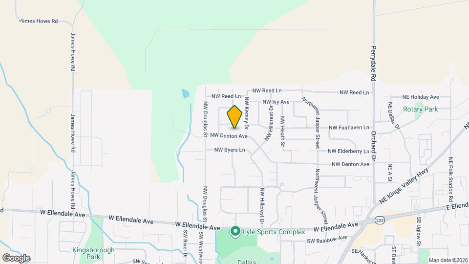 586 NW Denton Ave Map and Location Details