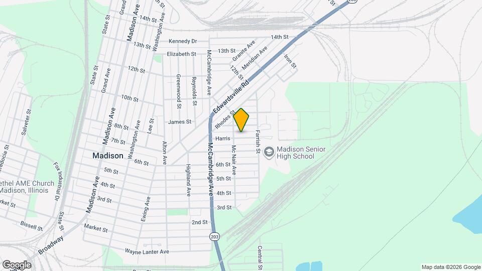 2013 Harris St Map and Location Details