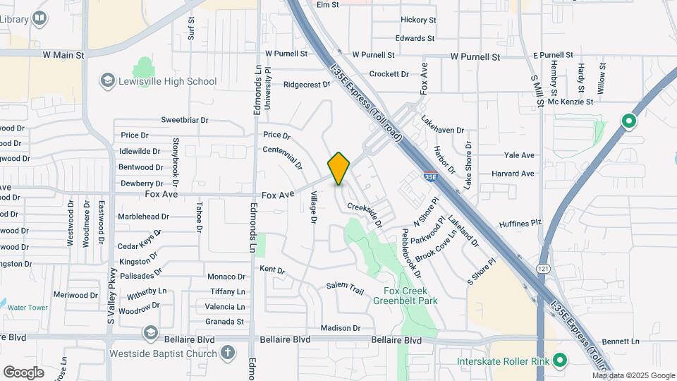 822 Creekside Dr Map and Location Details